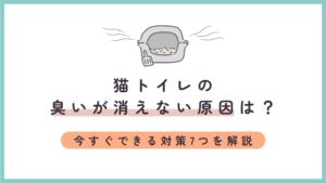 猫トイレの臭いが消えない原因は？今すぐできる対策7つを解説
